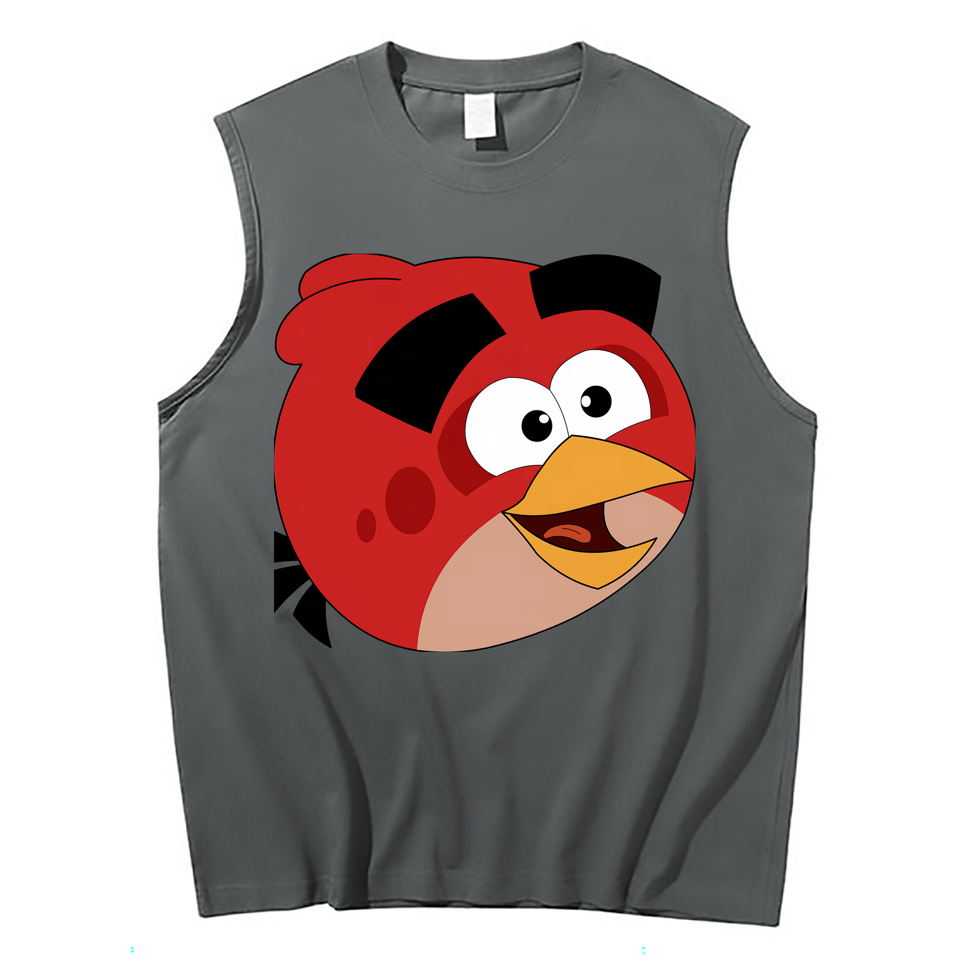 （画像用） Angry Birds アングリーバード コットン100％タンクトップ（フロントプリント）